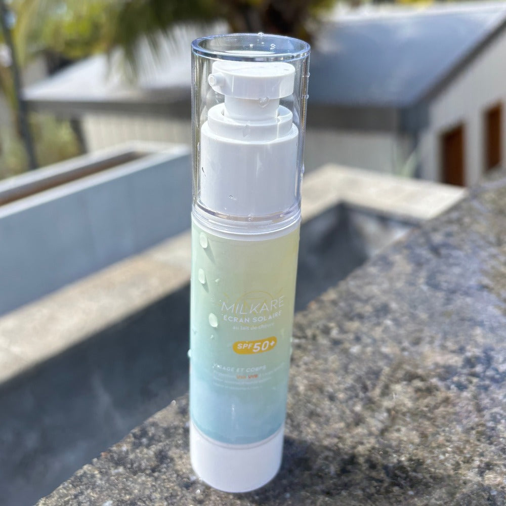 ÉCRAN SOLAIRE AU LAIT DE CHÈVRE - SPF50+