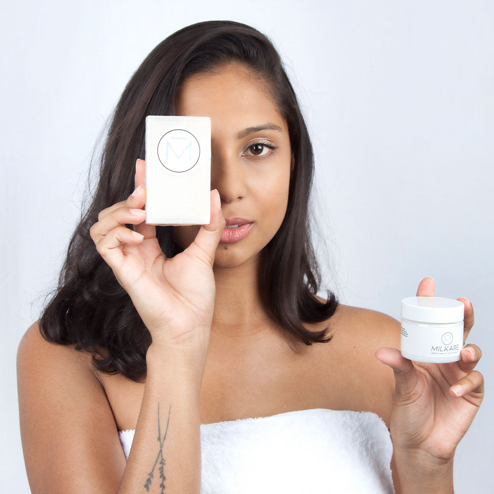 ROUTINE QUOTIDIENNE : LE SAVON AU LAIT DE CHÈVRE ET SA CRÈME | MILKARE ™