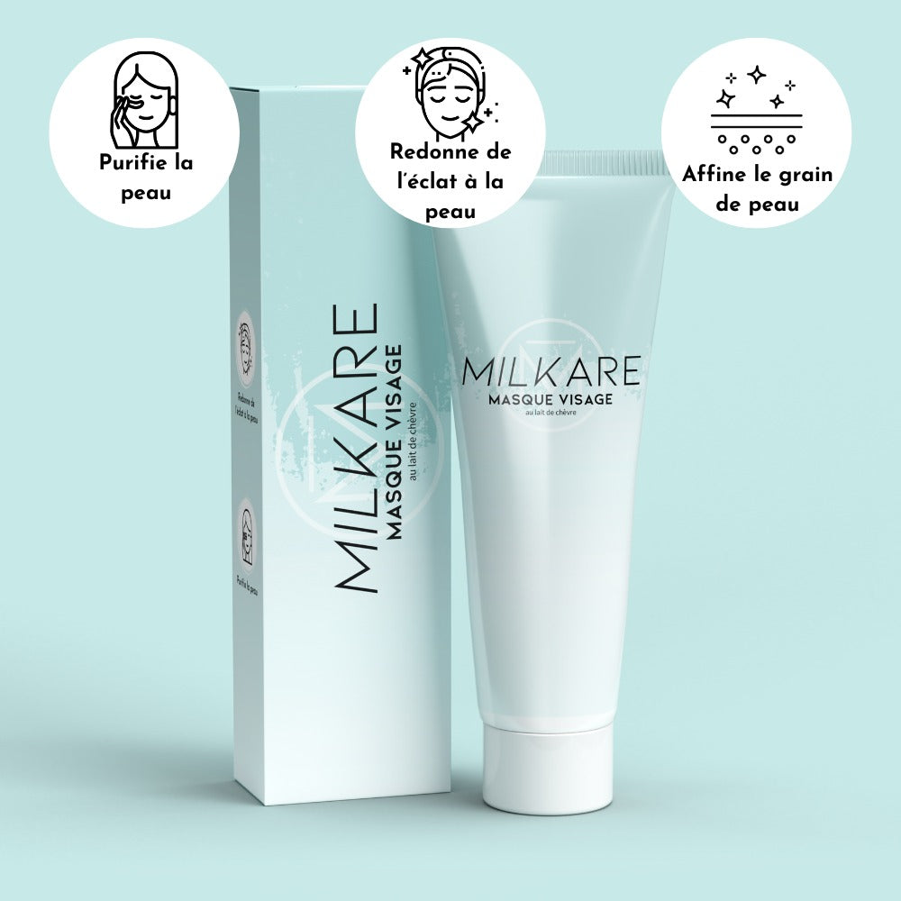 MASQUE VISAGE AU LAIT DE CHÈVRE